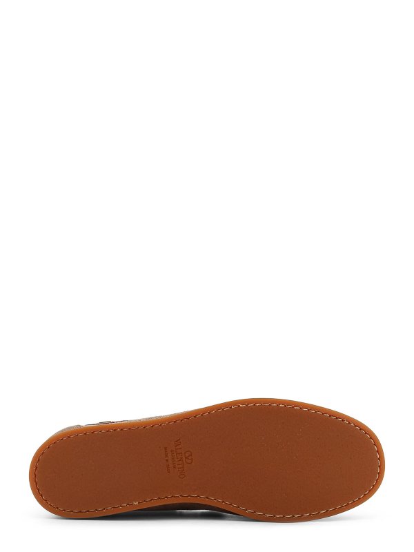 Palm Avenue moccasins in suede and leather shop online: VALENTINO GARAVANI
