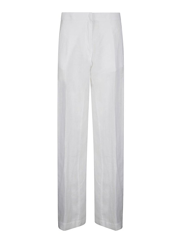 STEFANO MORTARI: Casual Hosen - Casual Hose - Weiß