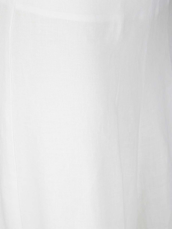 The Best Shops STEFANO MORTARI: casual trousers - Palazzo Linen Pants