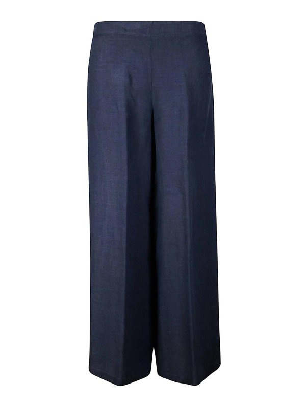 STEFANO MORTARI: カジュアルトラウザー - カジュアルパンツ - ブルー