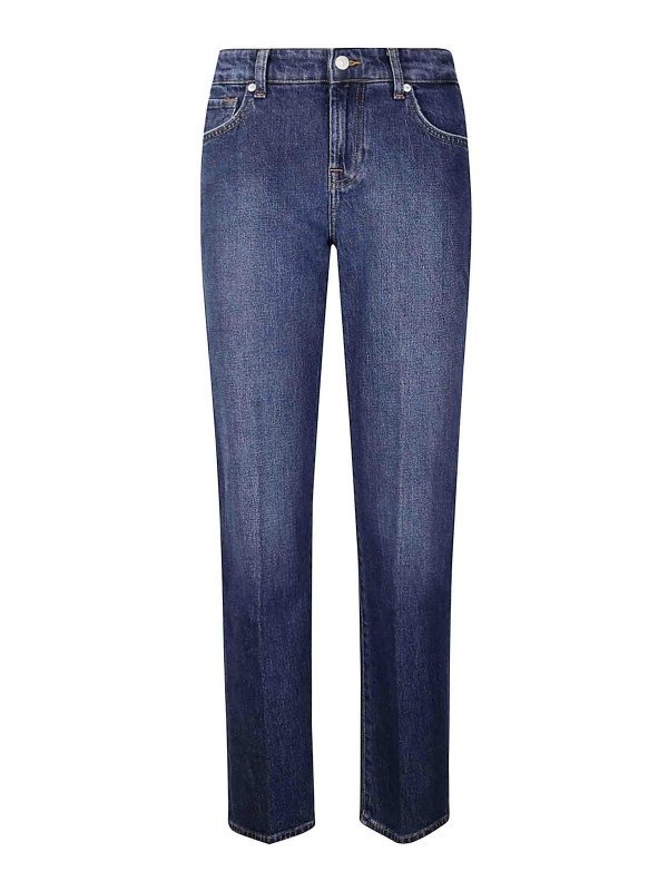 7 FOR ALL MANKIND: Bootcut - Bootcut Jeans - Blau