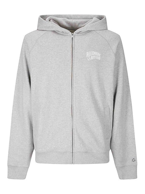 BILLIONAIRE: Sweatshirts & Sweaters - Small Arch Logo Zip Through