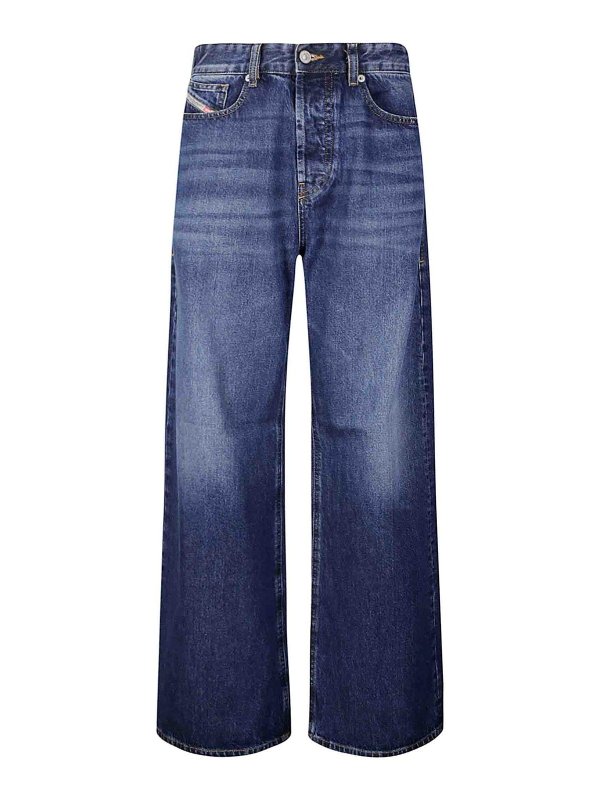 DIESEL: Bootcut - Bootcut Jeans - Weiß