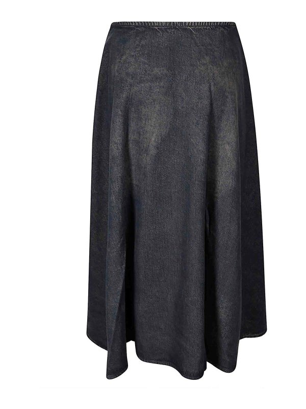 DIESEL: Lange Röcke online - Langer Rock - Schwarz