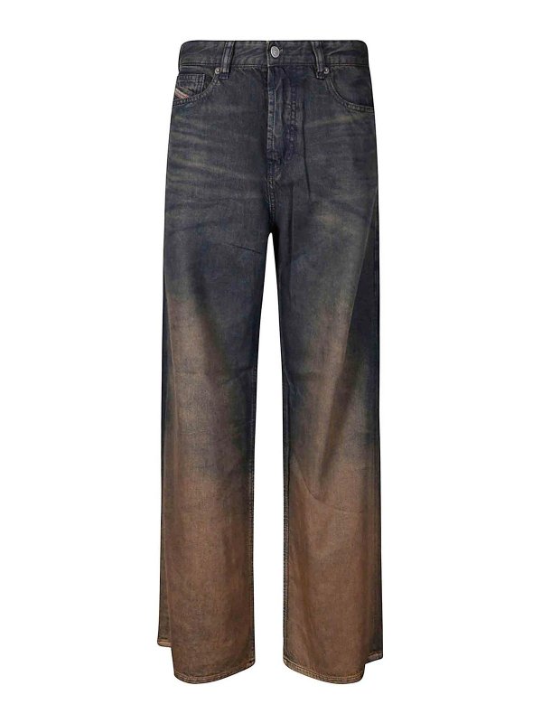 DIESEL: Bootcut - Bootcut Jeans - Weiß