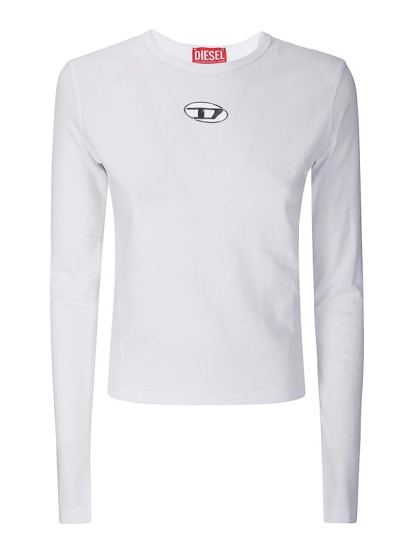DIESEL: T-shirts - T-Shirt - Blanc