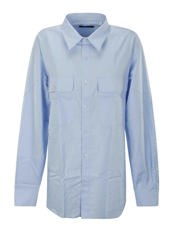 MADE IN TOMBOY: シャツ - シャツ - ライトブルー