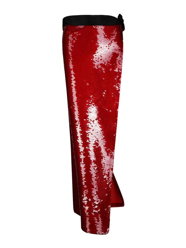 MARIA CALDERARA: Knee length skirts & Midi - Sequin skirt