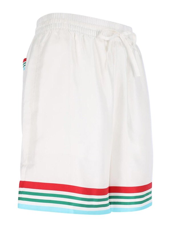 The Best Shops CASABLANCA: Hosen Shorts - Shorts - Weiß