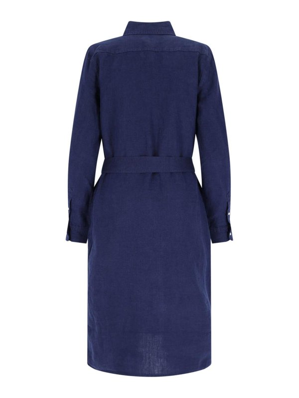 POLO RALPH LAUREN: abiti al ginocchio online - Abito Midi Chemisier