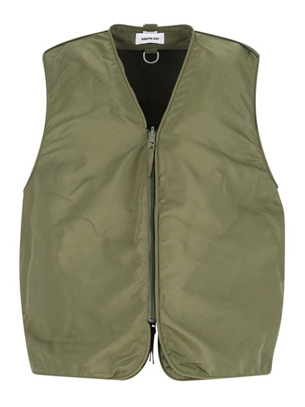 HED MAYNER: waistcoats & gilets online - Gilet Zip Reversibile