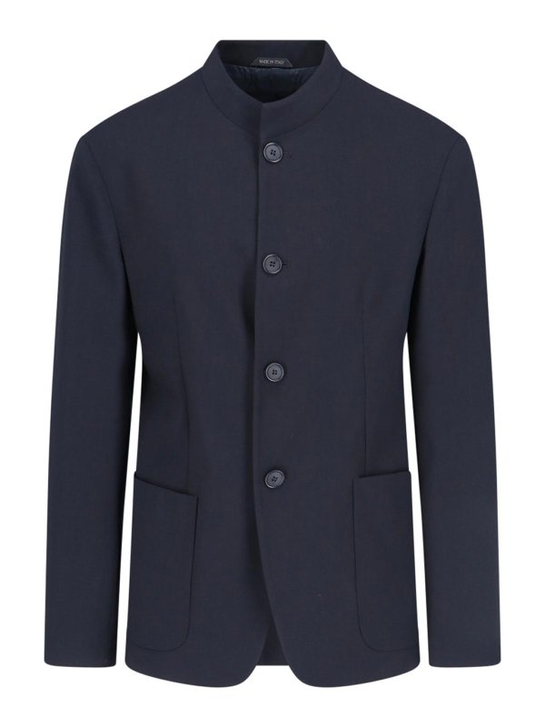 GIORGIO ARMANI: Blazer - Blazer - Azul