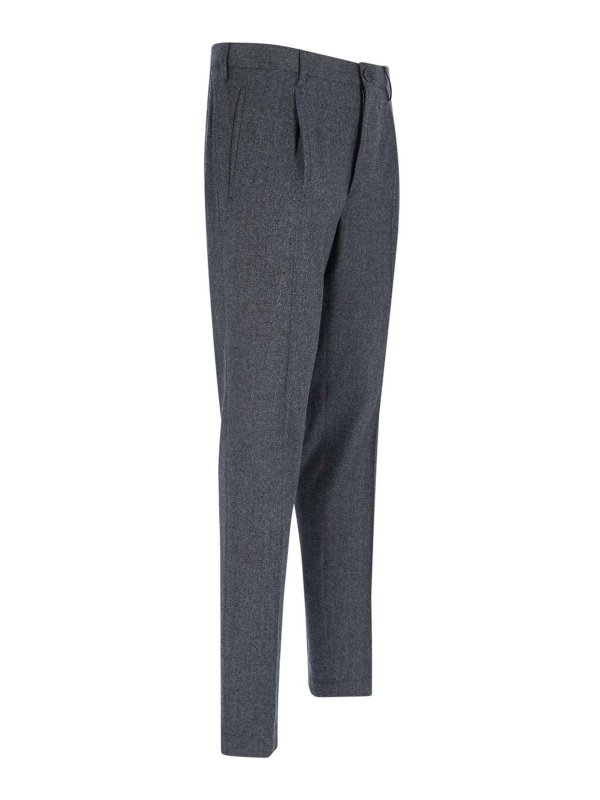 The Best Shops INCOTEX: Pantalones casual - Pantalón Casual - Gris