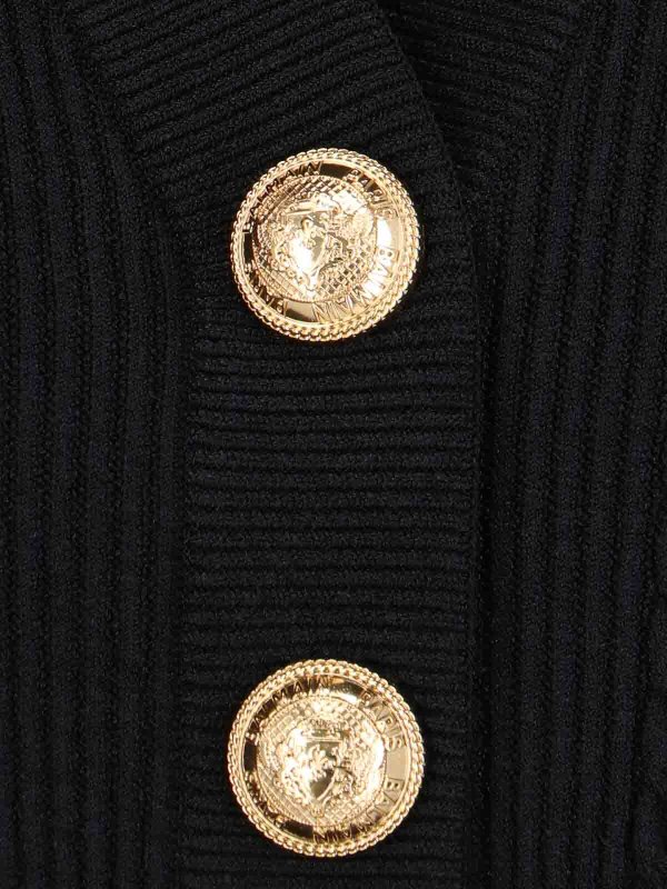 Cardigan In Maglia shop online: Balmain