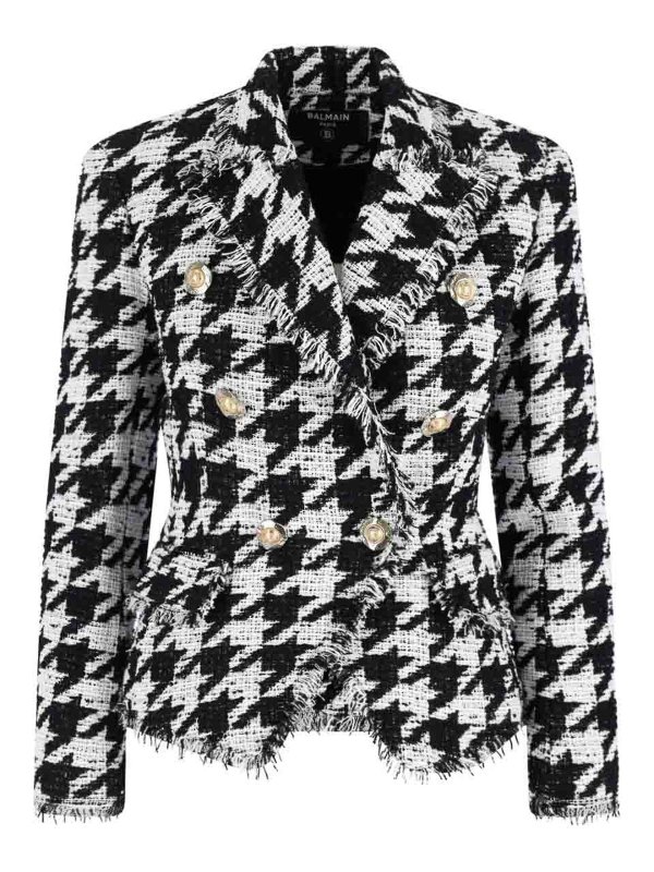 Balmain: ブレザー - ブレザー - 白