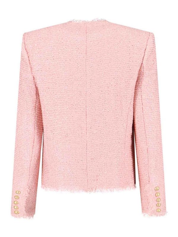 Balmain: カジュアルジャケット online - カジュアルジャケット - ヌードカラー