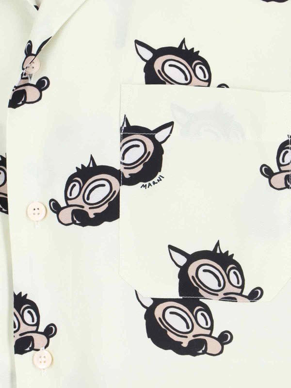 The Best Shops Marni: Camisas - Camisa - Blanco