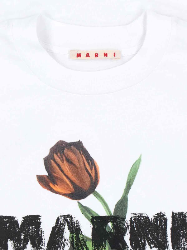 The Best Shops Marni: t-shirt - Logo della T-shirt