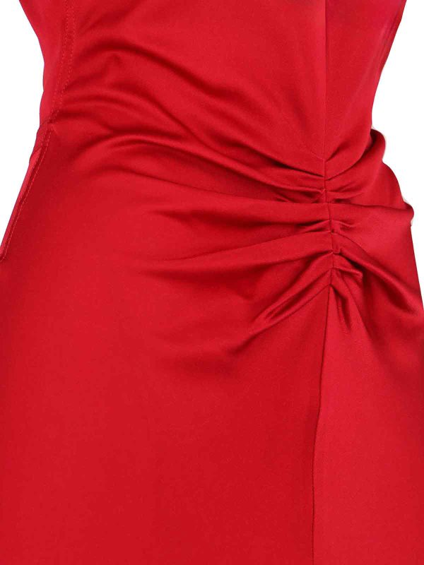 膝丈ドレス - 赤 shop online: VICTORIA BECKHAM