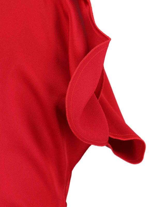 VICTORIA BECKHAM buy online 膝丈ドレス - 赤