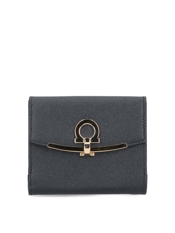 FERRAGAMO: Portemonnaies und Geldbörsen - Portemonnaie - Schwarz