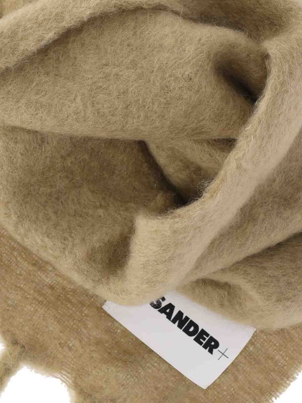 JIL SANDER: scarves online - Scarf in mohair and wool