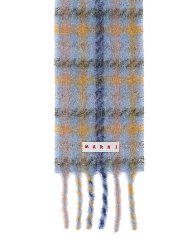 The Best Shops Marni: scarves - Logo striped scarf