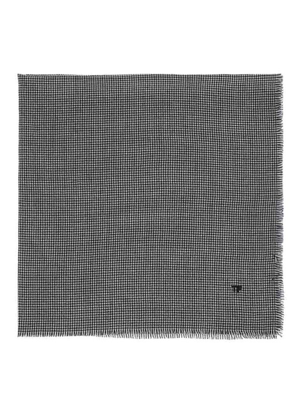 TOM FORD: Stole & Scialli - Foulard Pied de Poule in lana