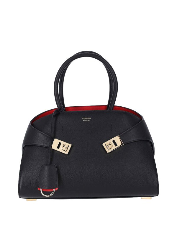 FERRAGAMO: cross body bags - Average two -tone bag
