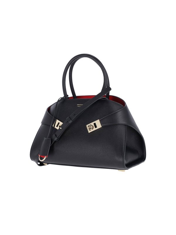 FERRAGAMO: cross body bags online - Average two -tone bag