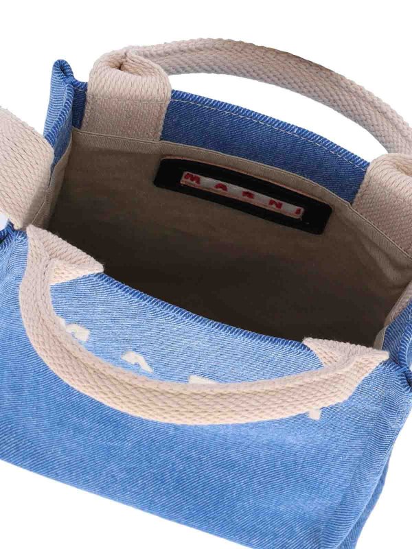 クロスボディバッグ - ブルー shop online: Marni