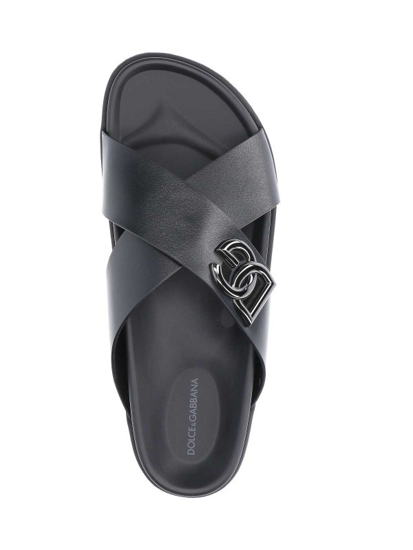 DOLCE & GABBANA buy online Slide Sandals Logo