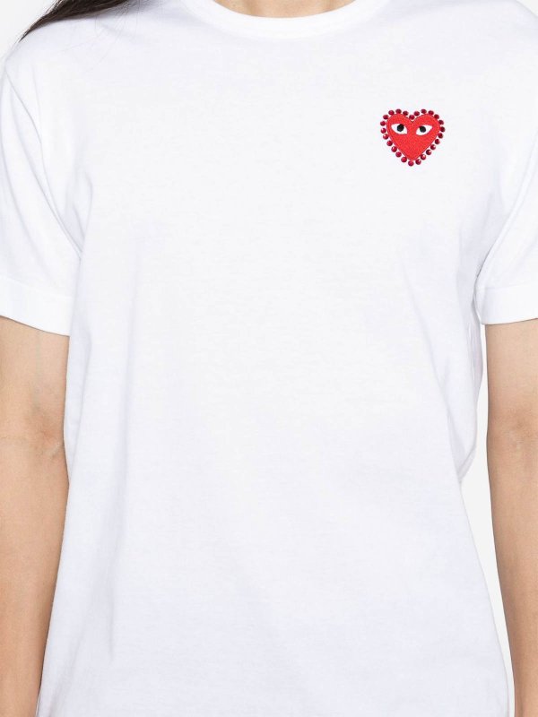 The Best Shops COMME DES GARCONS: Camisetas - Camiseta - Blanco