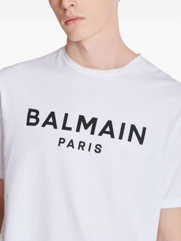 The Best Shops Balmain: T-Shirt - Weiß