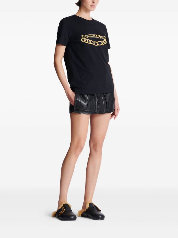 The Best Shops Balmain: Camiseta - Negro