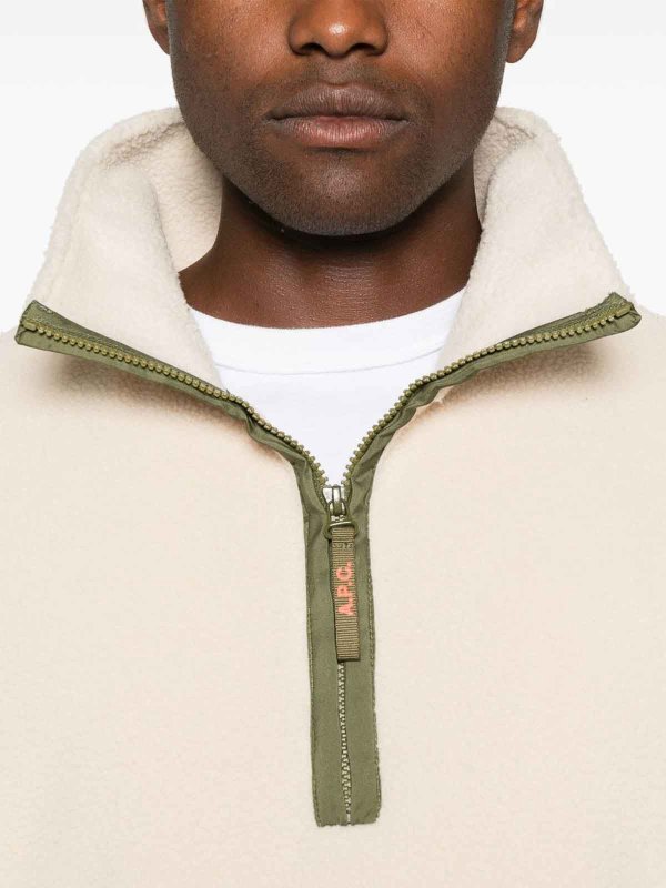 A.P.C.: Sweatshirts & Sweaters online - High Collar Sweatshirt