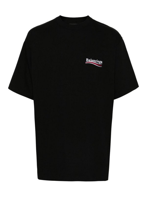 BALENCIAGA: t-shirts - Political Campaign T-Shirt Large Fit