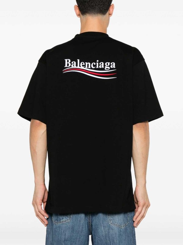 The Best Shops BALENCIAGA: t-shirts - Political Campaign T-Shirt Large Fit