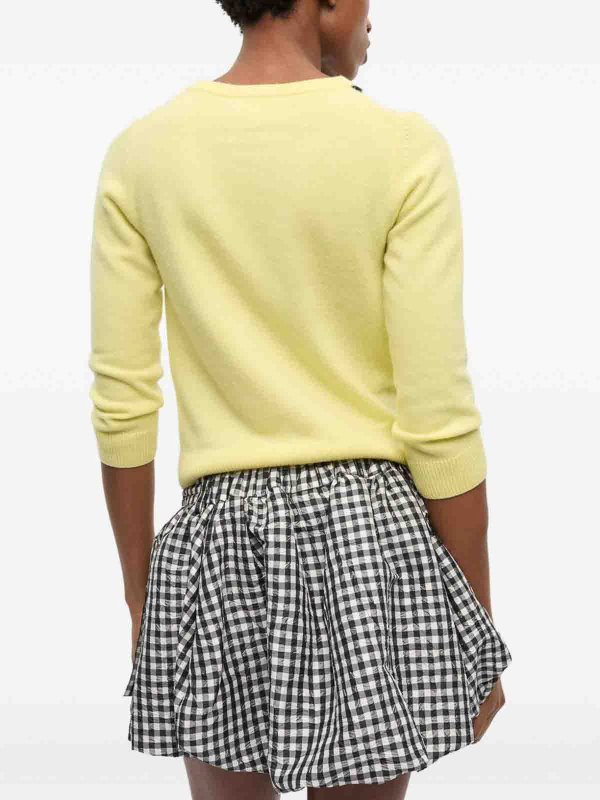 GANNI buy online Check Cardigan