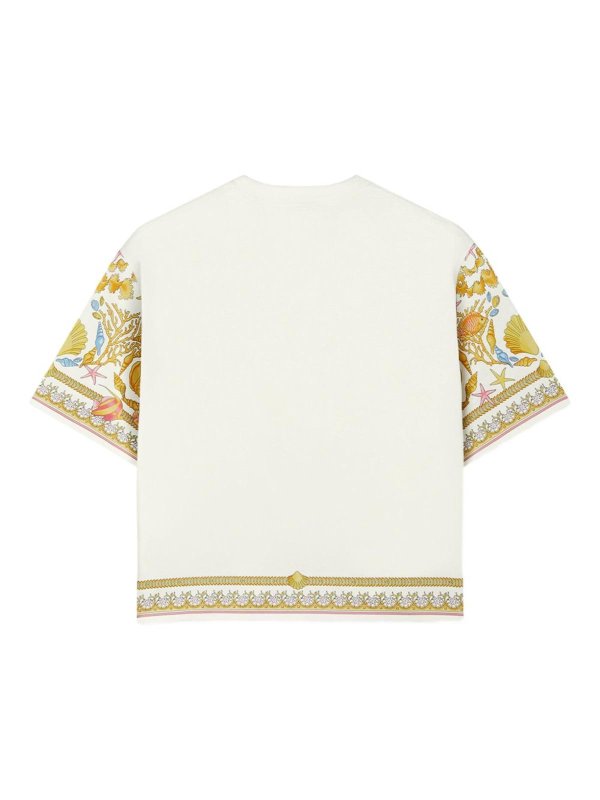 VERSACE: T-shirts online - T-Shirt - Blanc