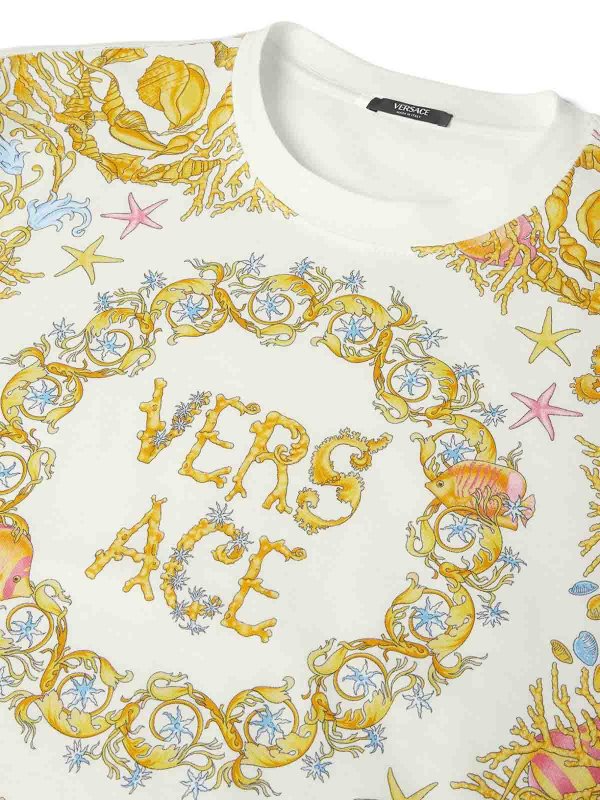 The Best Shops VERSACE: T-shirts - T-Shirt - Blanc