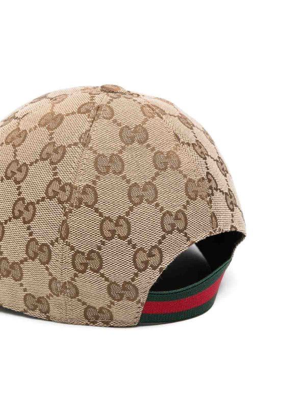 The Best Shops GUCCI: hats & caps - Gg Supreme Monogram Cap