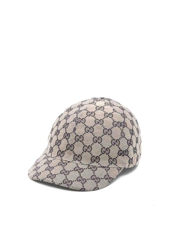 GUCCI: hats & caps - Gg Supreme Monogram Cap