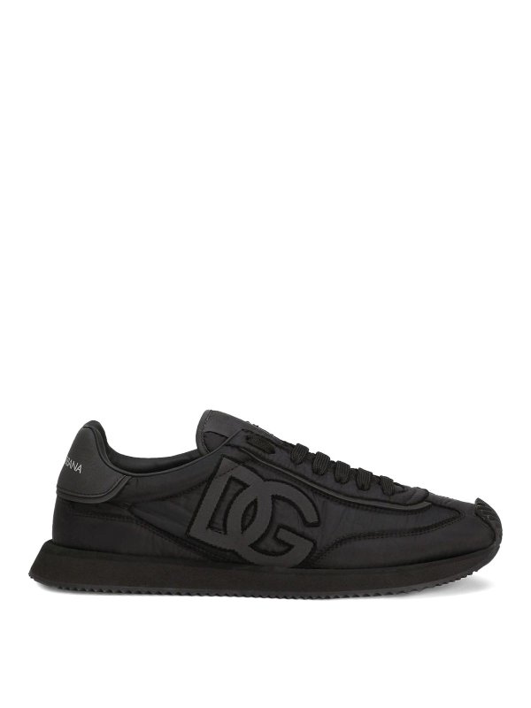 DOLCE & GABBANA: trainers - Mixed-Material Dg Cushion Sneakers
