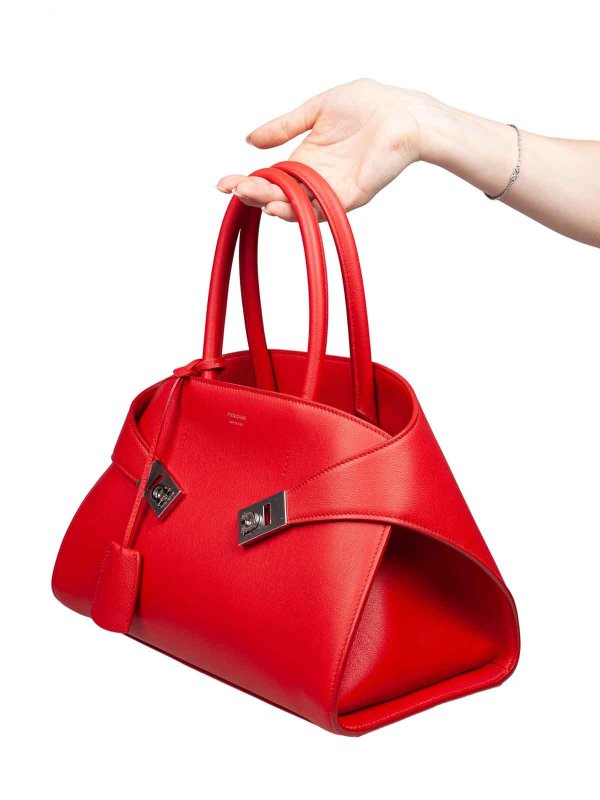 SALVATORE FERRAGAMO: cross body bags online - Hand bag th th s red leather