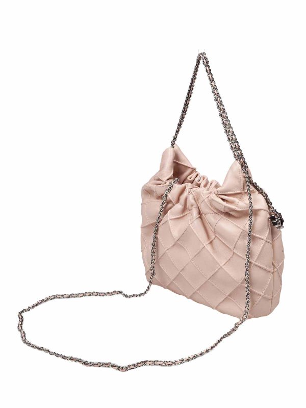 The Best Shops TORY BURCH: cross body bags - Hobe Fleming Mini Bag pink leather