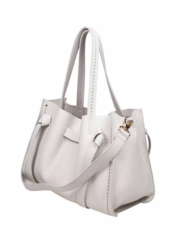 The Best Shops VISONA: borse a tracolla - Borsa Shopping Vittoria Santorini In Pelle