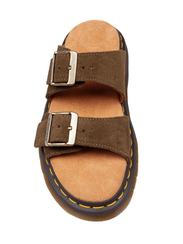 DR. MARTENS: sandali online - Sandalo Josef Savannah Tan In Camoscio