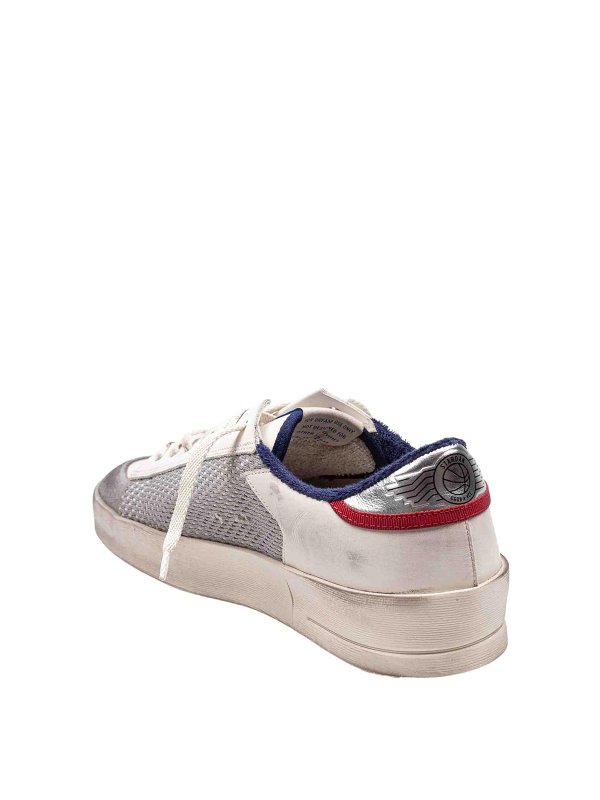 Sneakers Stardan In Rete E Pelle shop online: GOLDEN GOOSE