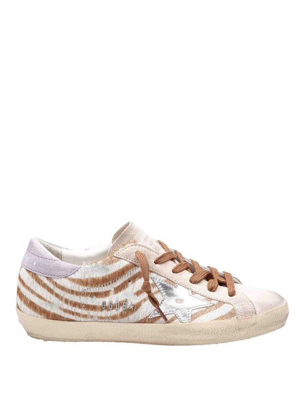 GOLDEN GOOSE: trainers - Super star sneakers in suede